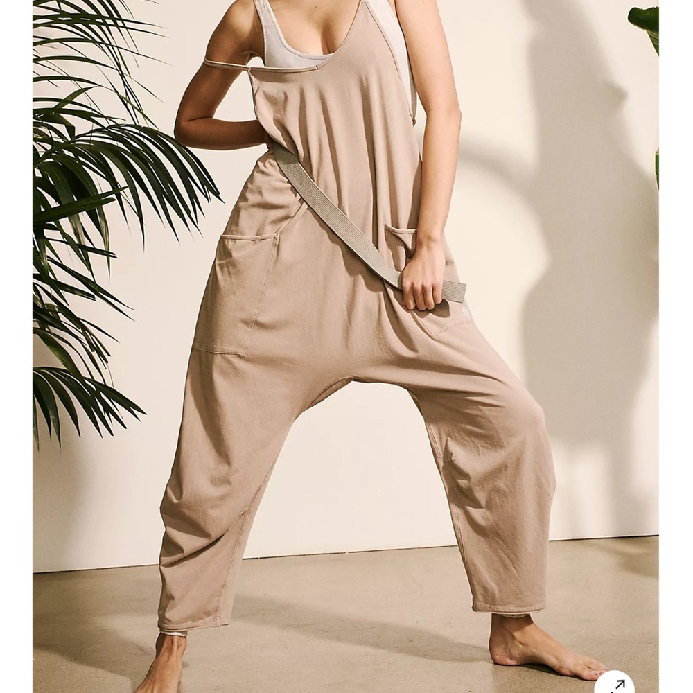 Free People hotshot onesie in Mocha Latte